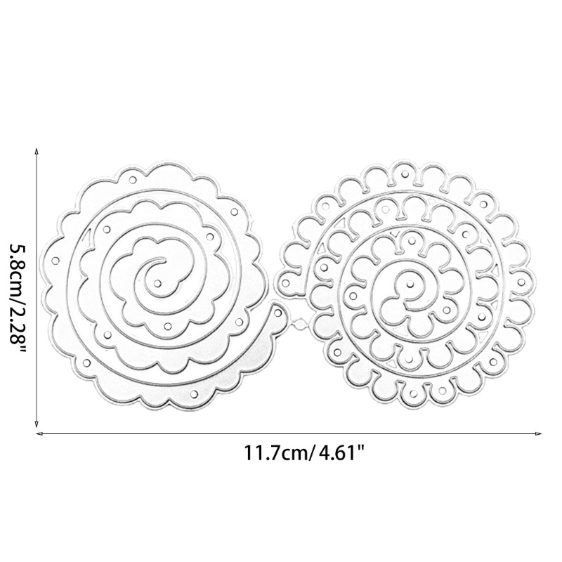 Khuôn Cắt Giấy Kim Loại Hình Hoa Xinh Xắn