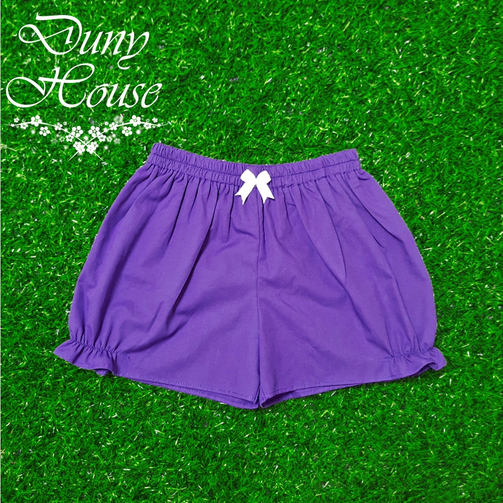 Quần short bé gái Q01/g 9-42kg thô trơn 100% cotton mềm mát, thân thiện làn da bé quần dùi cho bé gái Duny House