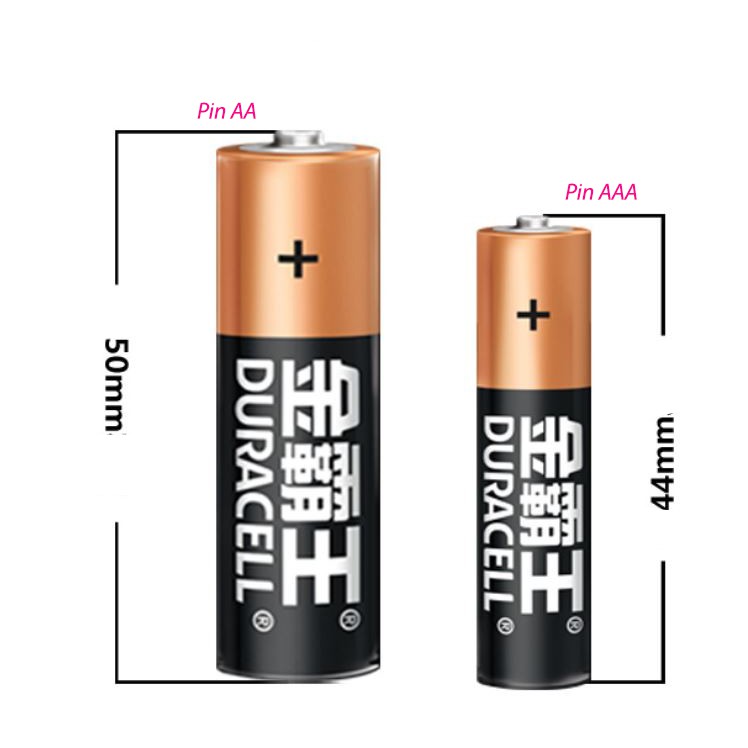 Vỉ 4 pin tiểu AA DURACELL 1.5v cho máy ảnh, đồ chơi, máy cạo râu, chuột máy tính...