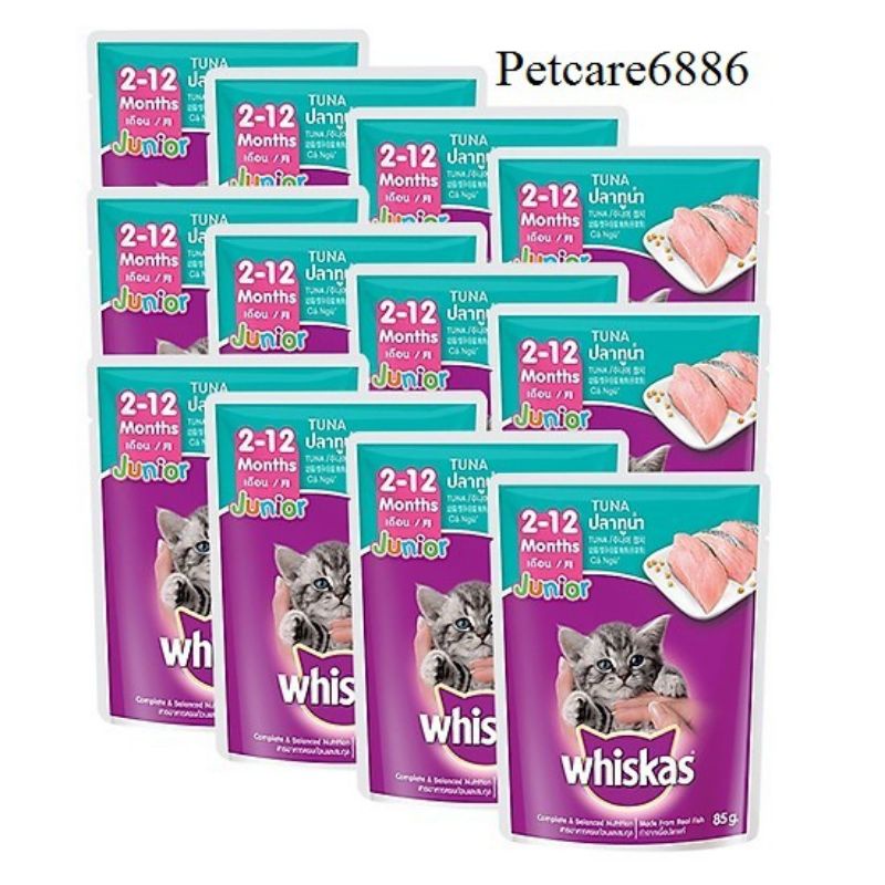 Thức ăn pate whiskas 80g cho mèo hàng nhập khẩu Thái Lan