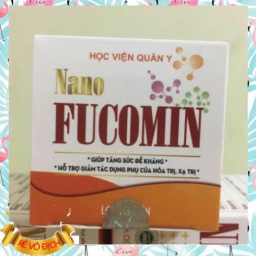 4 hộp NANO FUCOMIN Học Viện Quân Y giúp  Hỗ Trợ Điều Trị Ung Thư hạn tới 2023