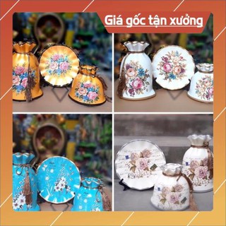 Bộ bình gốm cao cấp phong cách châu Âu