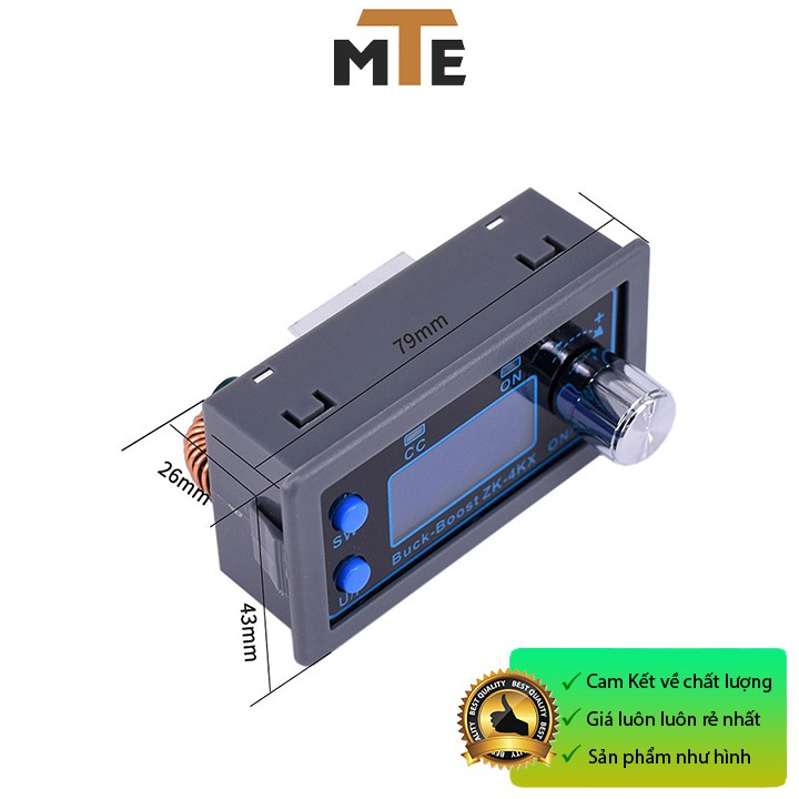 Mạch tăng áp hạ áp buck boost Tự Điều Chỉnh 0.5-30V 4A ZK-4KX