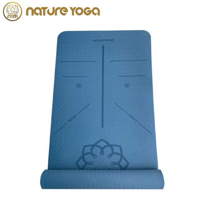 Thảm Yoga Nature Cao Cấp TPE Định Tuyến 6mm độ bám tốt
