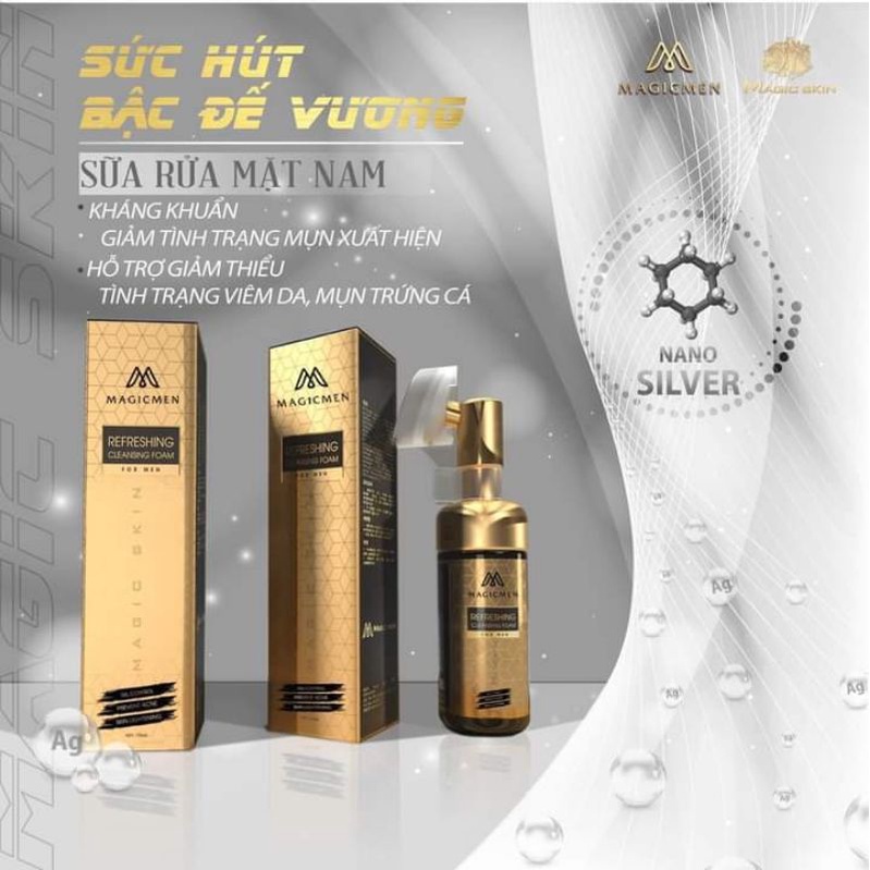 Sữa Rửa Mặt Nam Magic Skin