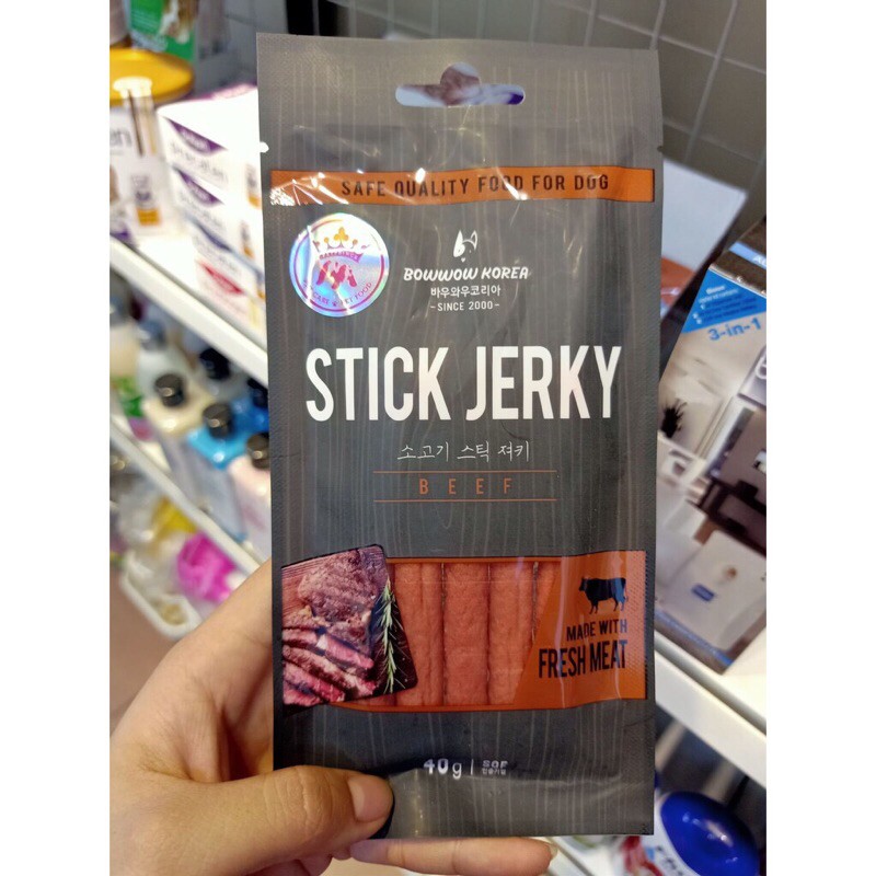 SNACK STICK JERKY BEEF - THỊT BÒ QUE y