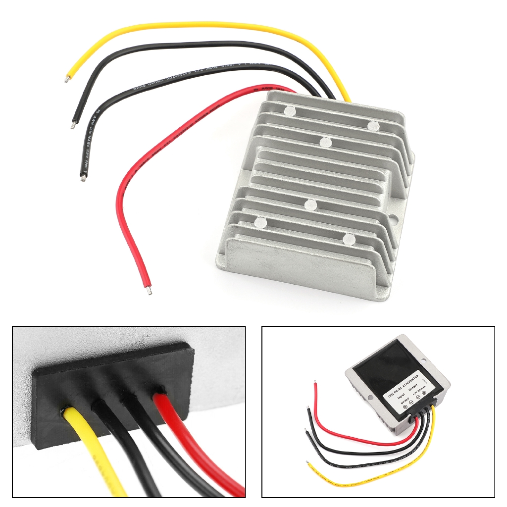 Bộ ổn áp Areyourshop 8-40V sang 12V 6A DC 72W chuyên dụng cho xe hơi