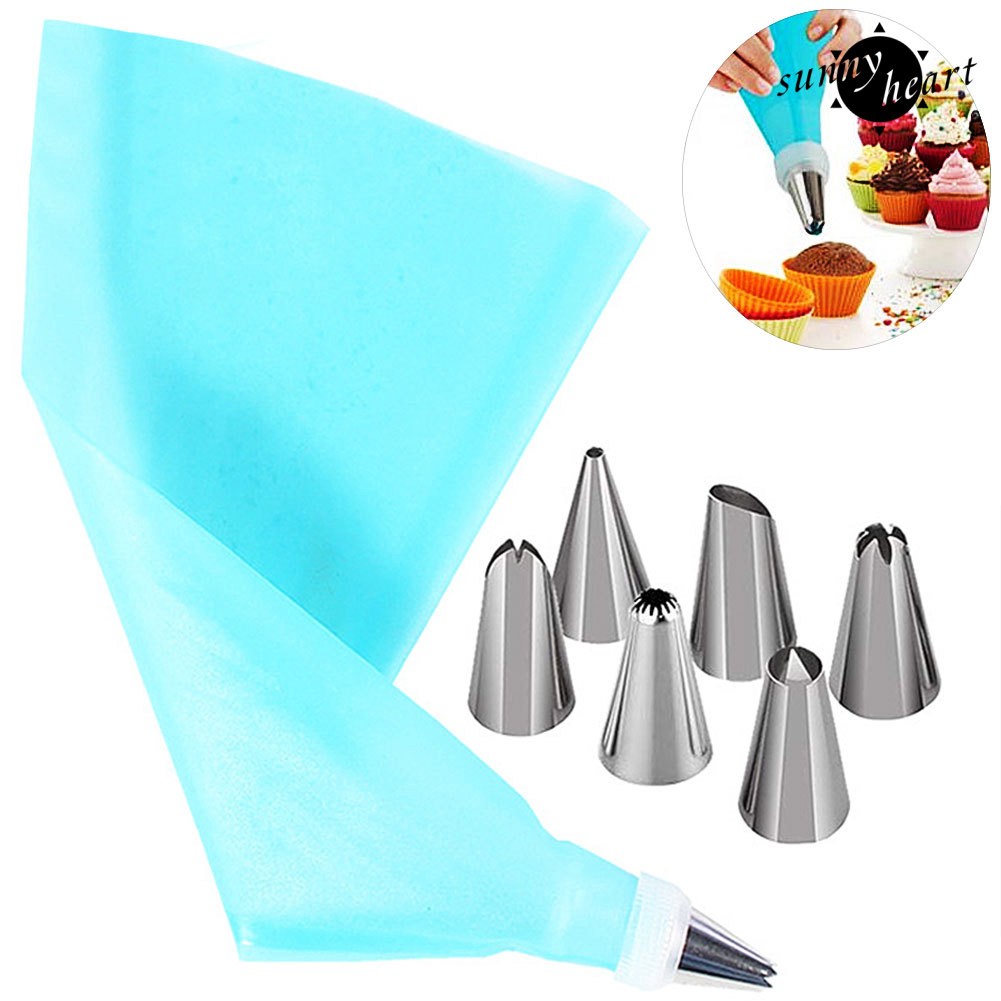 (Hàng Mới Về) Set 8 Đuôi Bắt Bông Kem Trang Trí Bánh Tiện Dụng 1y