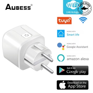 20a không dây wifi ổ cắm điện 16a thông minh hẹn giờ cắm điều khiển từ xa nhà chống cháy pc eu cắm-elle