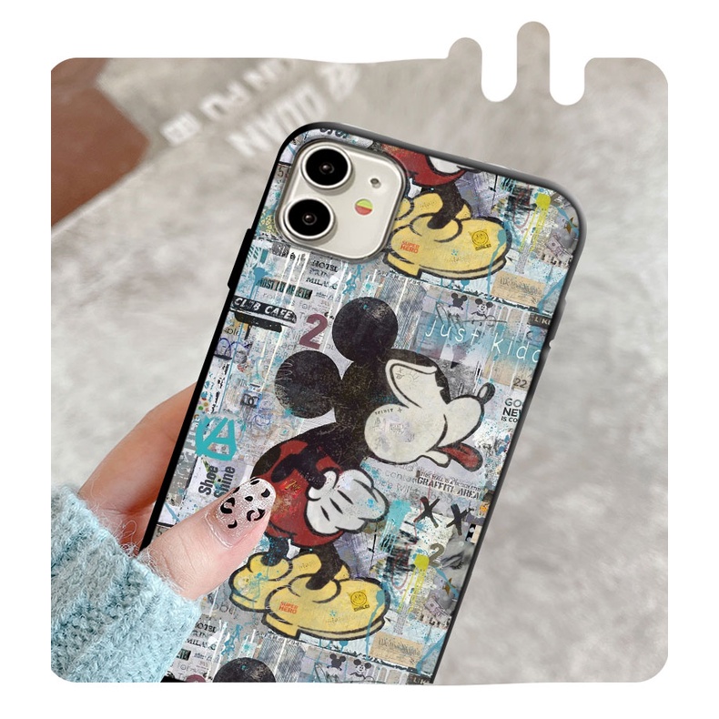 Ốp Điện Thoại Mềm In Hình Chuột mickey Cho iPhone 13 12 11 XS Pro Max Mini iPhone X XR 8 7 6 6S Plus 5 5S