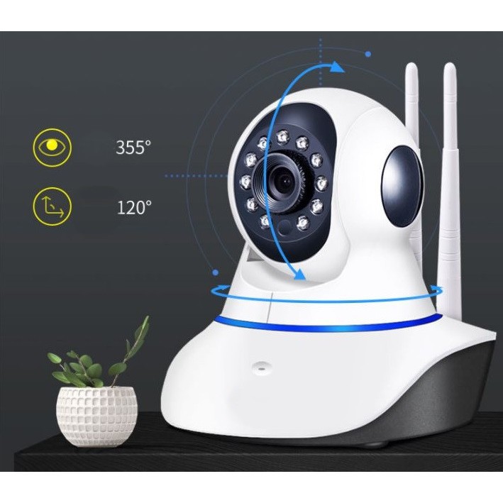 Camera Xoay 360 Độ Dùng App YYP2P-Yoosee 2 Ăng-ten A9LS 960P