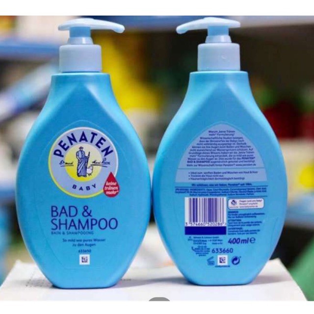 Sữa Tắm Gội 2in1 Chống Cảm Cúm Penaten 400ml Cho Trẻ Sơ Sinh của Đức