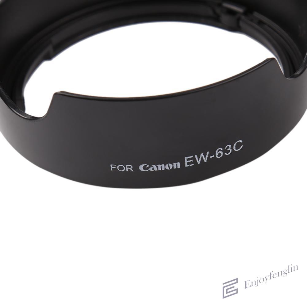 （En）  EW-63C Bayonet Mount Flower Shape Camera Lens Hood for Canon EF-S 18-55 STM