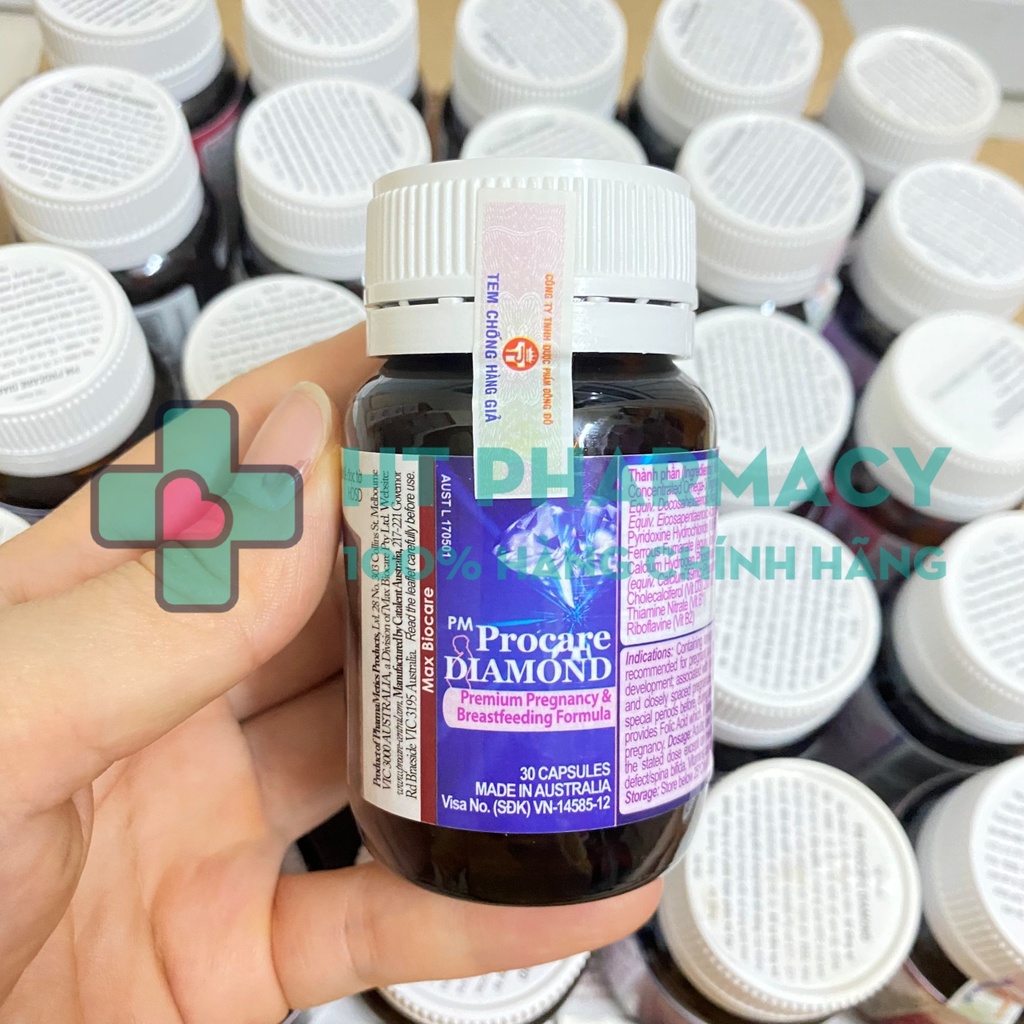 PM Procare Diamond - Vitamin Tổng Hợp Cho Phụ Nữ Có Thai Và Cho Con Bú