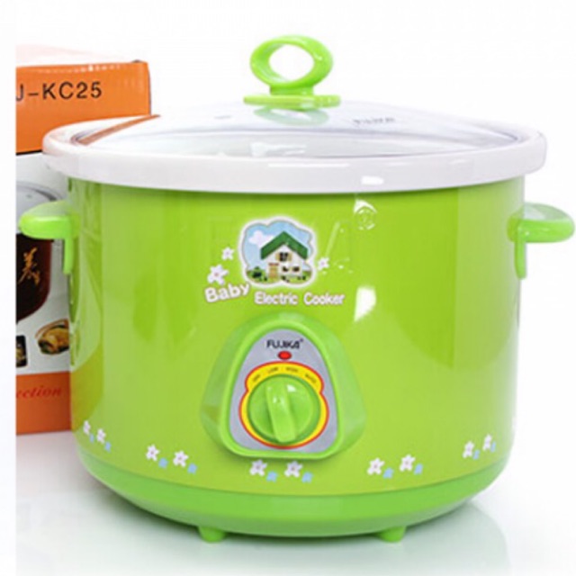 🎁Nồi Kho Cá - Nấu Cháo Chậm Đa Năng 1,5L-2,5L Bảo hành 12 Tháng ( màu Xanh)