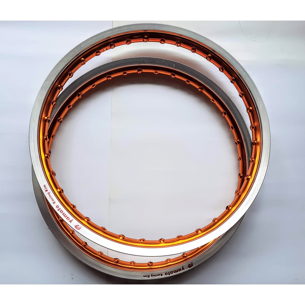 Cặp niềng nhôm Thailan Yamato dùng cho gắn bánh căm bản 1.4 x 17