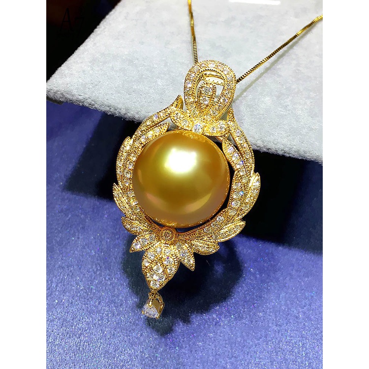 Vòng cổ Ngọc Trai Mặt Vỏ Sò Cho Nữ A7