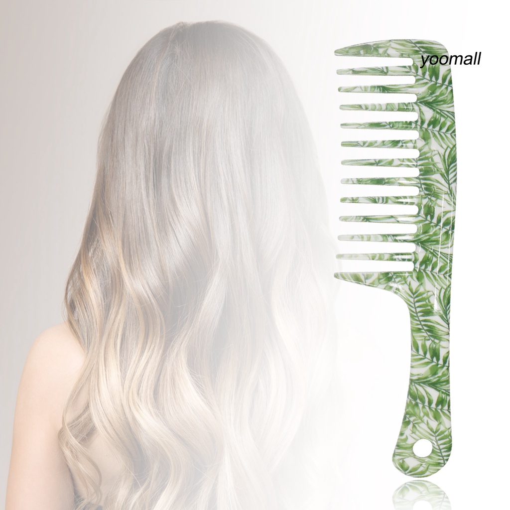 [Hàng mới về] Lược chải tóc răng thưa chống trượt in nhiều họa tiết tùy chọn