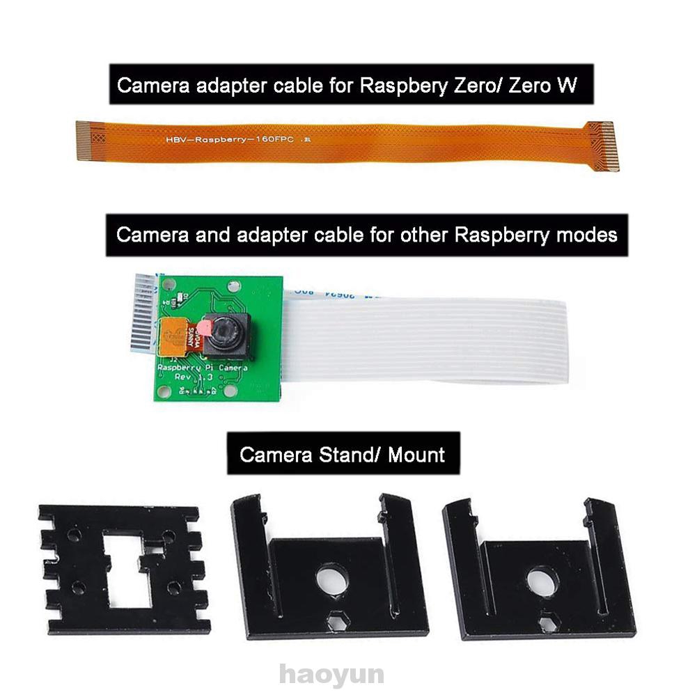 Camera Module Kit DIY Fisheye Lens Mini With Bracket For Raspberry Pi 3B+