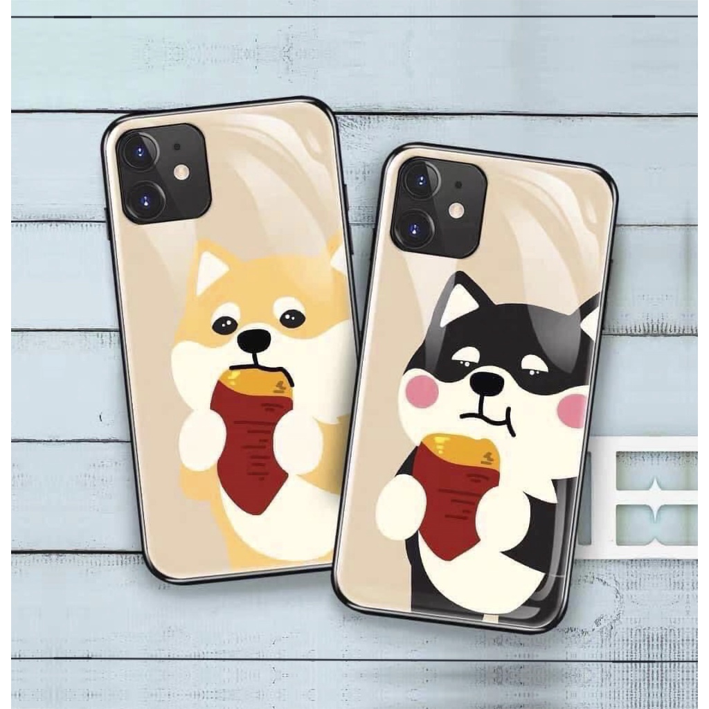 Ốp lưng iphone kính cặp đôi FET ăn sáng case 14plus 14 pro max 13 12 promax 11 mini 6 6s 7 8 plus x xr xs Se