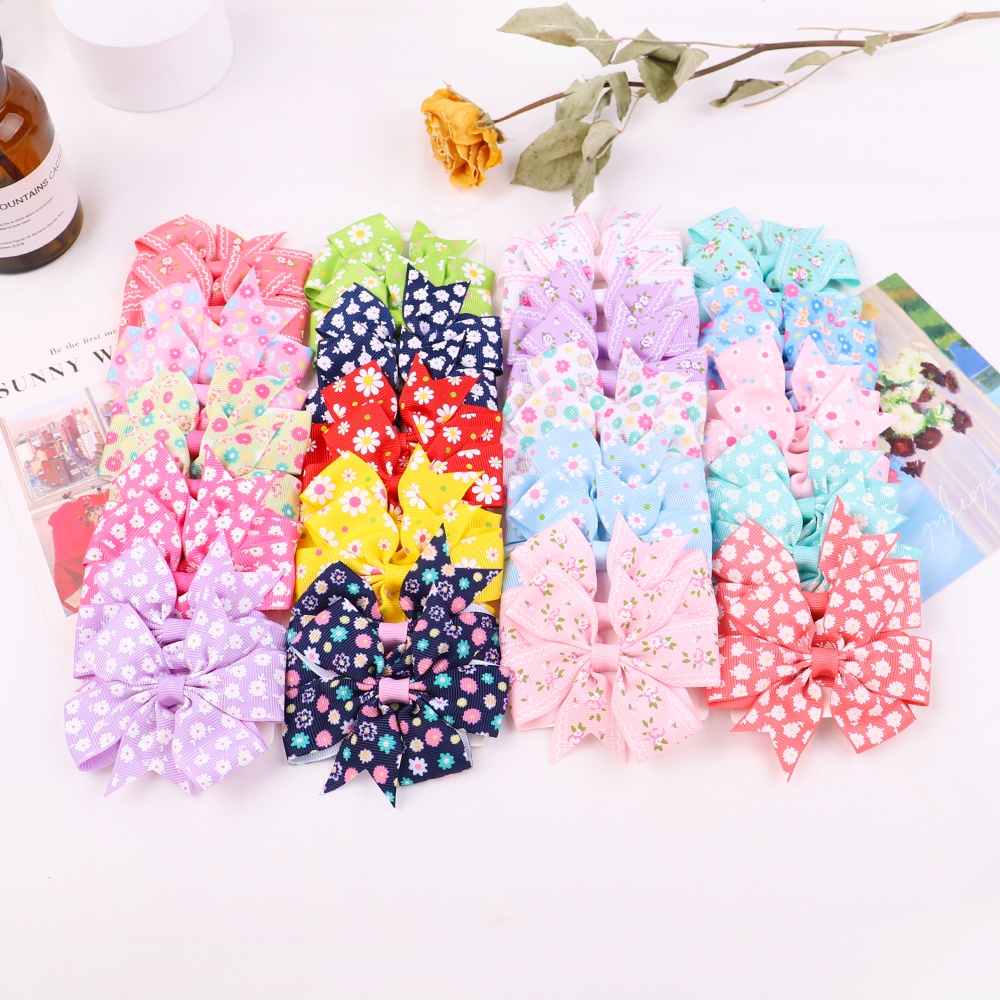 Set 10 kẹp tóc KIDSBOWS hình hoa thời trang cho nữ