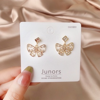 S925 khuyen tai dáng dài đính đá - chân bạc 925 #99