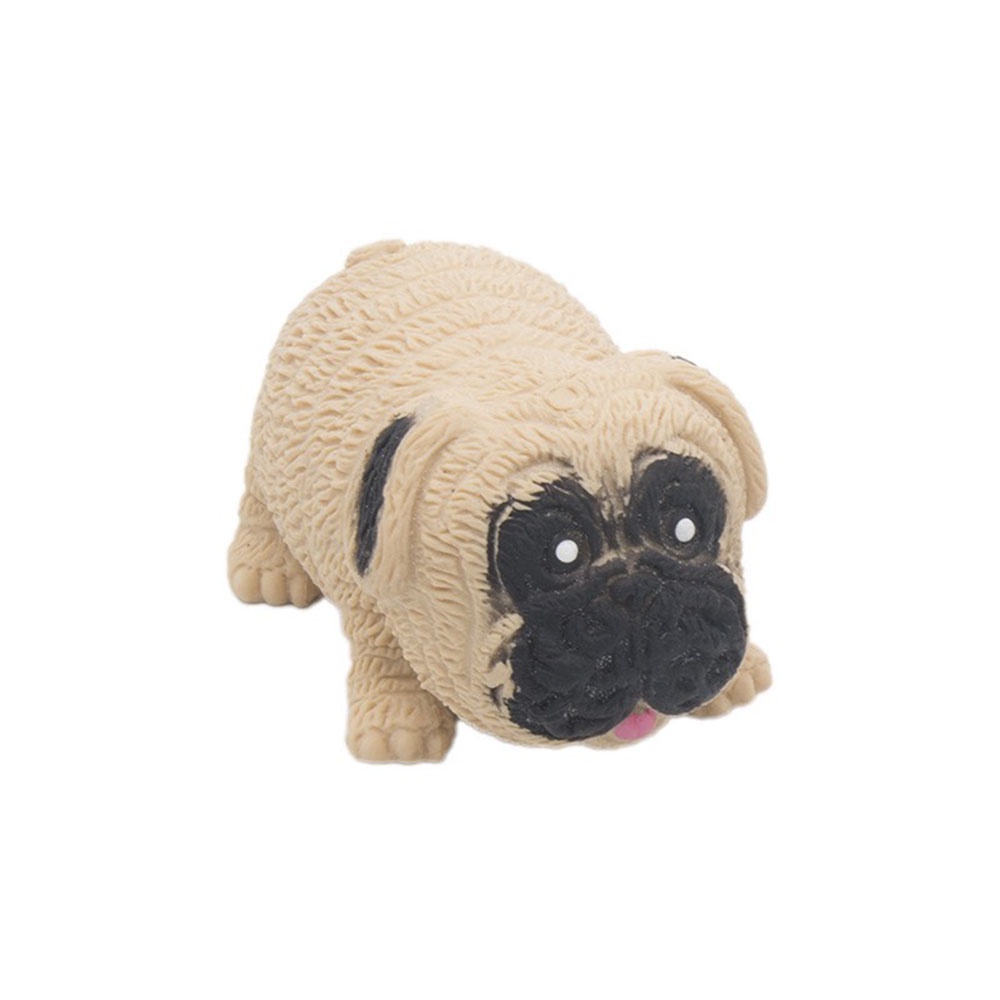 Chó Pug Xả Stress, Heo Hồng, Sóc Trốn gốc cây Silocon co dãn dẻo dai, Đồ Chơi nắn bóp Silicon Thư Giãn