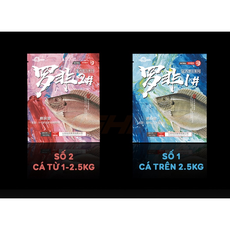 Rô Phi HUA 350g mồi chuyên rô phi được phân phối bởi việt nam fishing