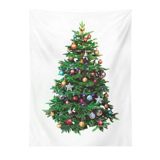 Tranh vải treo tường - thảm trang trí noel - cây thông noel