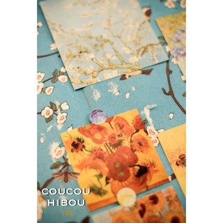 STICKER TRANH van gogh 2-cắt tròn