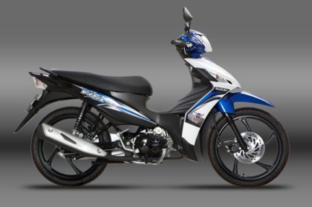 Nhựa nhám ốp đuôi xe Suzuki Viva fi 115cc