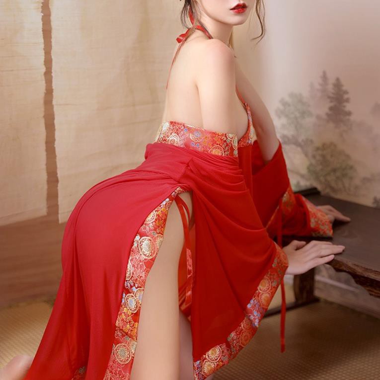 Set đồ cosplay sexy mỹ nhân cổ trang Trung Hoa yếm + áo choàng 905
