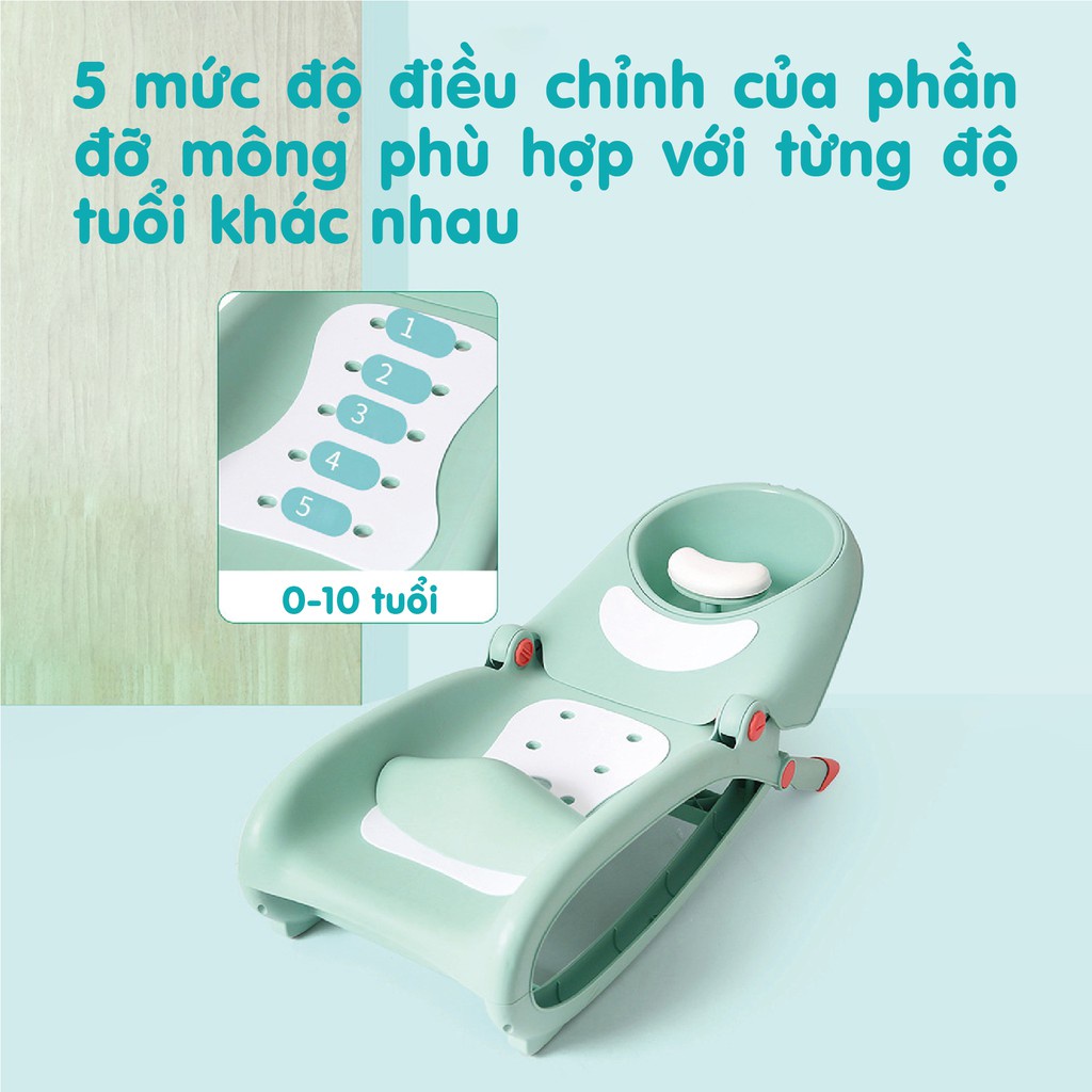 GHẾ GỘI ĐẦU CHO BÉ - BÀN GỘI ĐẦU CHO BÉ- CHẤT LIỆU NHỰA CAO CẤP - BẢO HÀNG 12 THÁNG