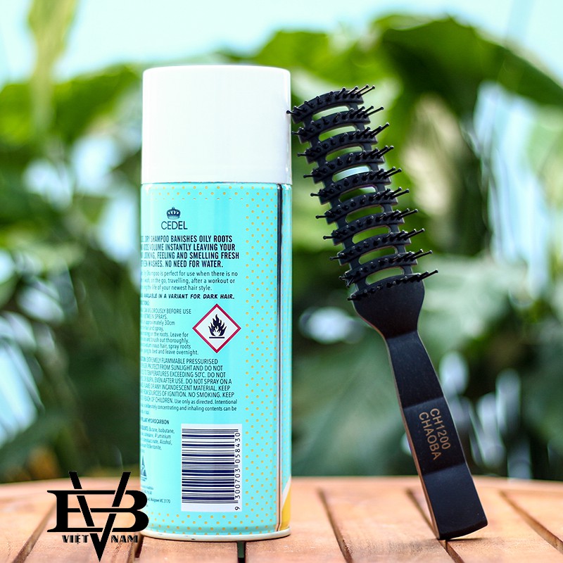 [CHÍNH HÃNG - BYVILAIN SHOP TPHCM] Dầu gội khô CEDEL Dry Shampoo - Chai lớn 387ml - Làm sạch cho mái tóc + Tặng lược