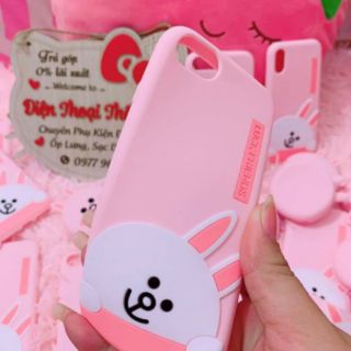 Ốp lưng iPhone 6/7/8/6plus/7plus/8plus/X/XS max hình gấu có túi