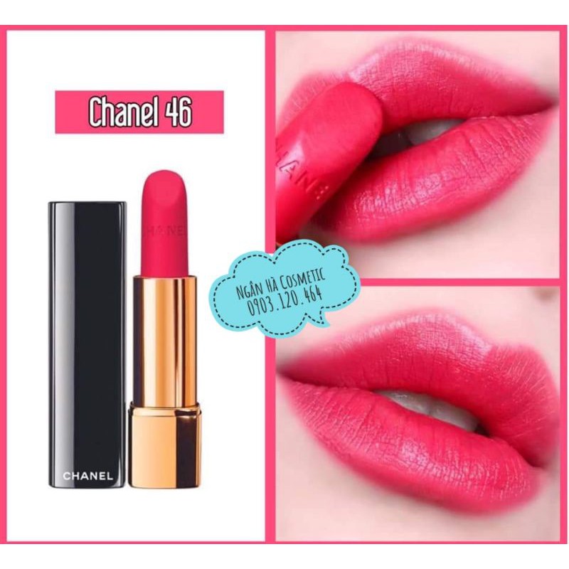Son Chanel màu 46 La Malicieuse Đỏ Cam ánh hồng {chuẩn auth) | BigBuy360 - bigbuy360.vn
