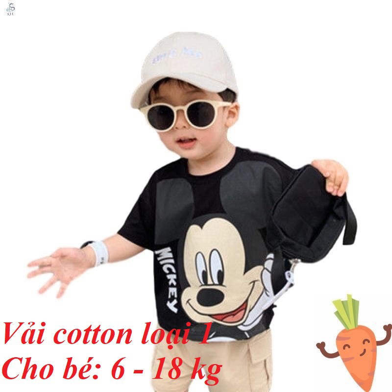 Áo Trẻ Em Cộc Tay Cho Bé 6 - 18 Kg Cotton Loại 1 In Hình Thú Đáng Yêu, Quần Áo Trẻ Em, Áo Bé Trai Áo Bé Gái ( Mã BCT7 )