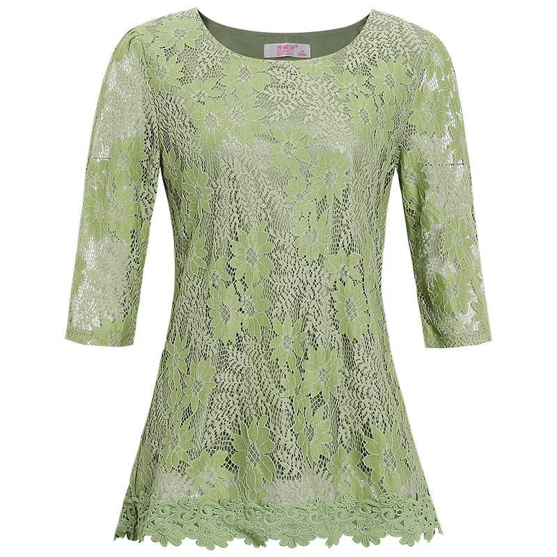 Áo Thun Tay Lỡ Phối Ren Thời Trang Mùa Hè Cho Nữ