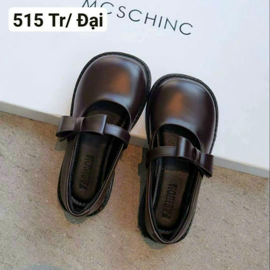 Giày bít mũi cho bé gái phong cách Hàn Quốc size 26-36 hàng Quảng Châu cao cấp