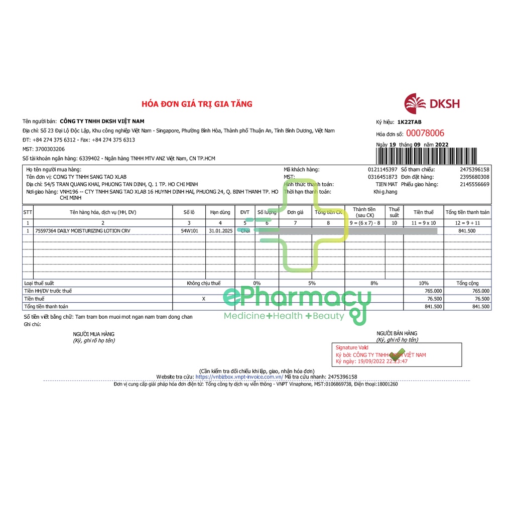 Dưỡng Ẩm Cerave Moisturizing Lotion Lait Hydratant cho da khô Pháp 88ml