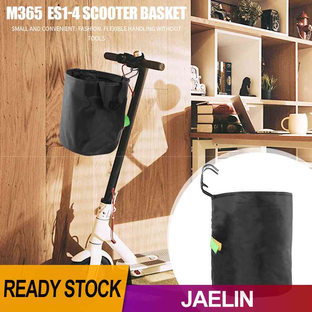 ♚Hàng Có Sẵn♚Giỏ Đựng Đồ Màu Trơn Gắn Tay Lái Xe Đạp Scooter M365 Ninebot ES1-ES4