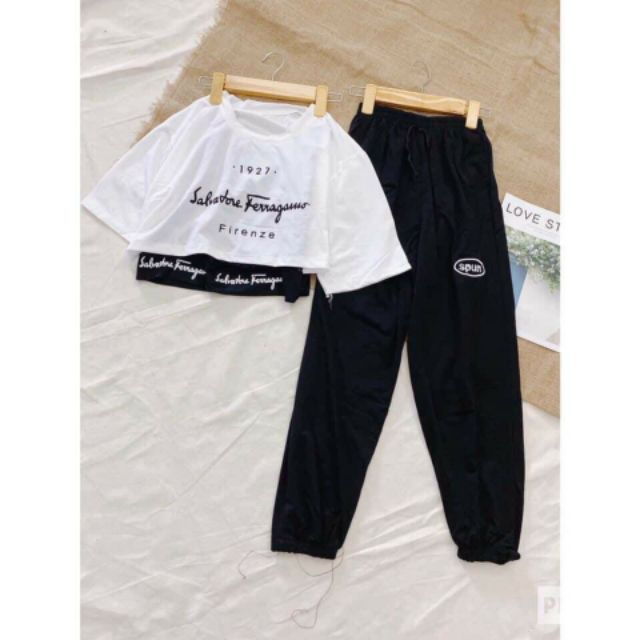 Set bộ Áo +quần thun Ống rộng cho các nàng