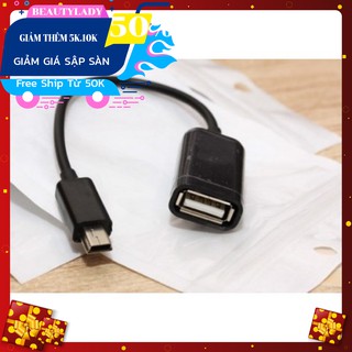 Cáp mini USB OTG cho điện thoại, máy tính bảng