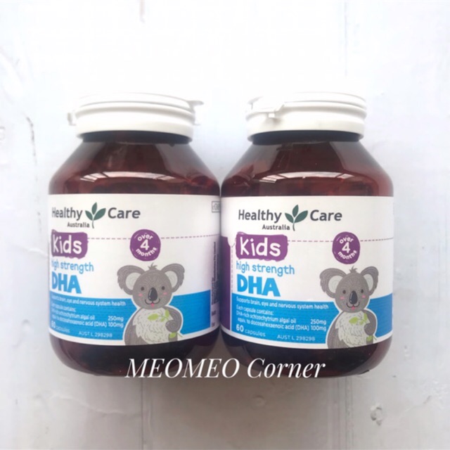  Viên bổ sung DHA Úc cho bé Healthy Care Dha Kid