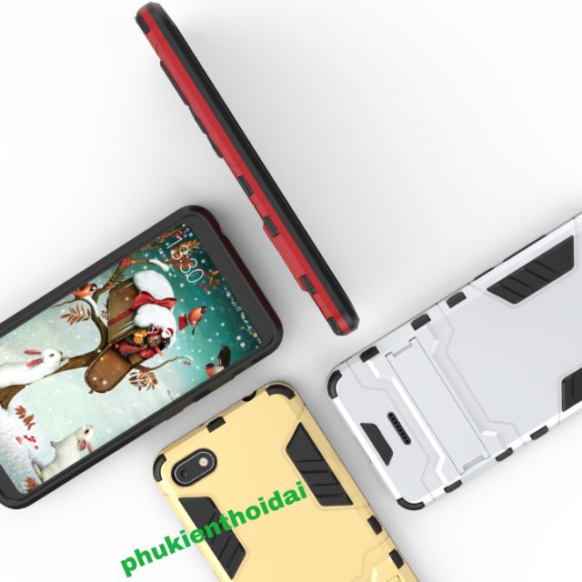 Ốp lưng Xiaomi Redmi 6 / Redmi 6A dùng chung chống sốc Iron Man cao cấp