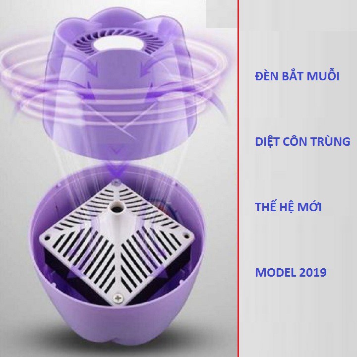 Đèn Bắt Muỗi, Diệt Côn Trùng Cao Cấp Thế Hệ 2019