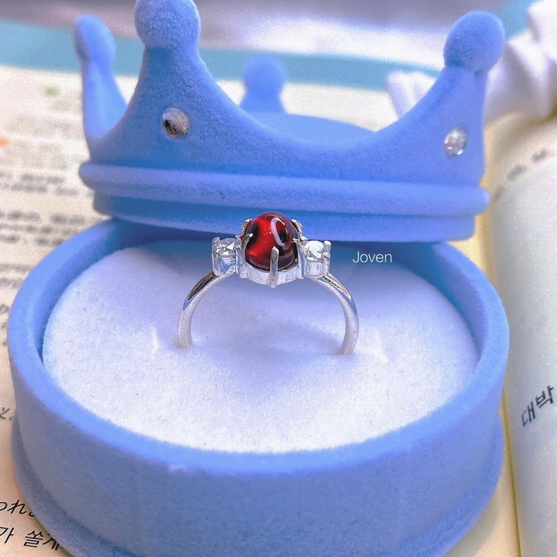 JOVEN- Nhẫn bạc G-arnet