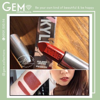 Son thỏi KYLIE Creme Lipstick màu TroubleMaker