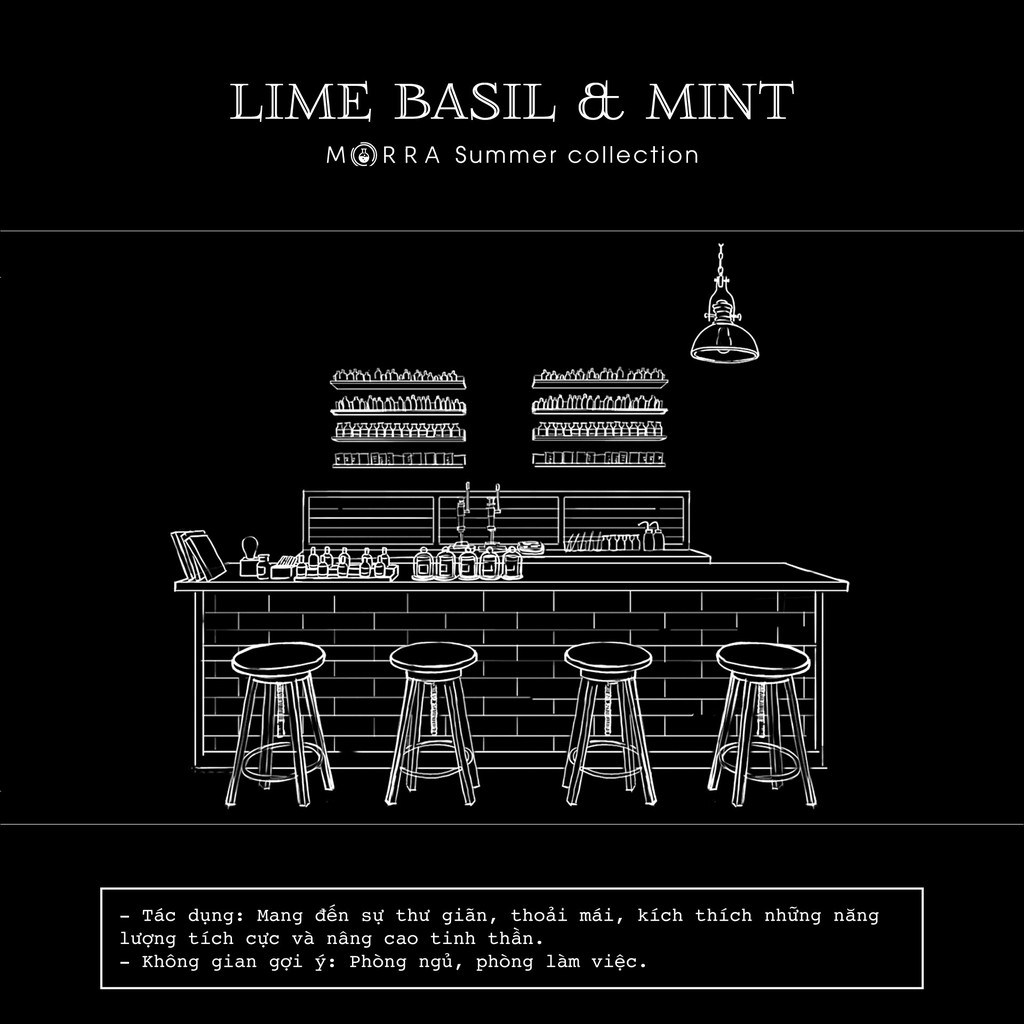 Tinh dầu khuếch tán hương Lime Basil and Mint 10ml