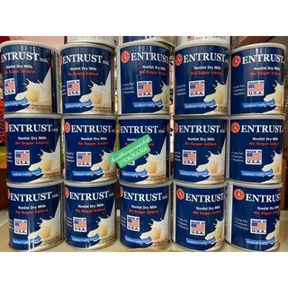 Sữa bột entrust không đường hộp 400gram hàng mỹ